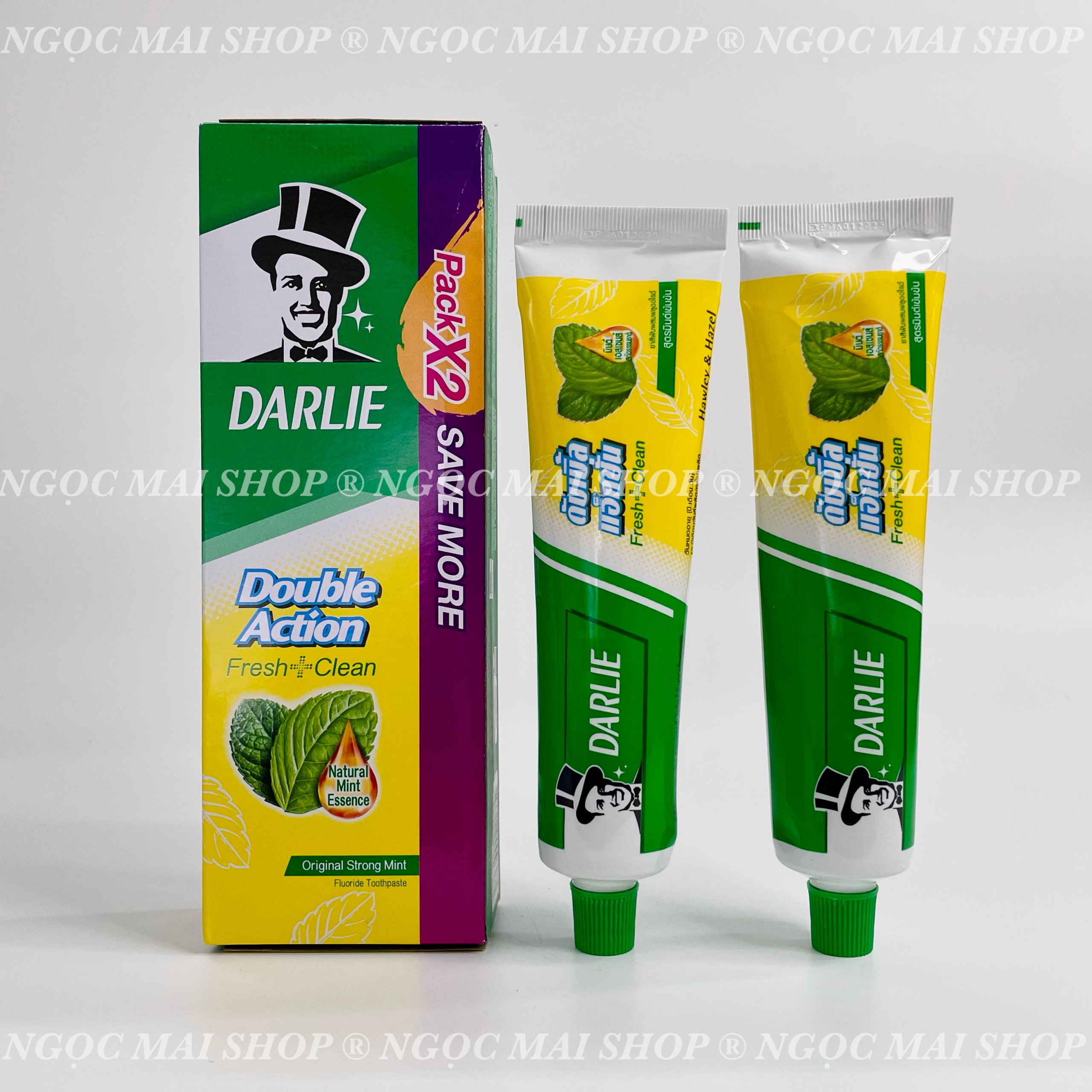 Combo 2 tuýp Kem Đánh Răng Darlie Thái Lan