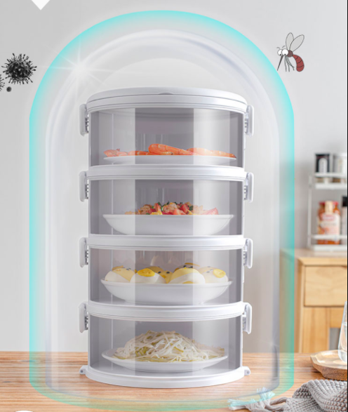 Lồng bàn xoay 5 tầng giữu nhiệt