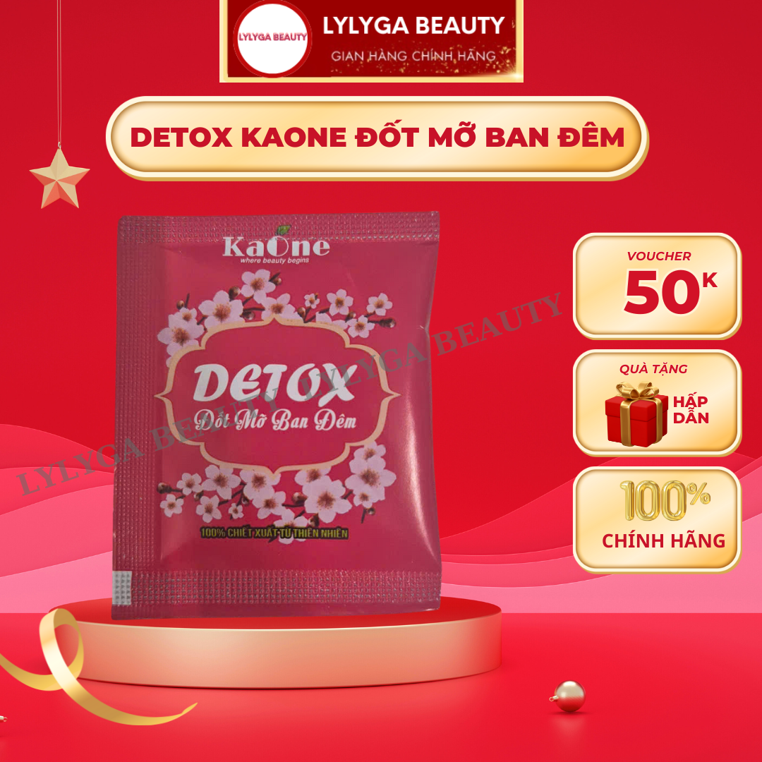  Detox Toxtox Thải Độc Dữ Dáng Đẹp Da Hỗ trợ tiêu hoá Tốt - Gói 7 viên- LYLYGA BEAUTY 