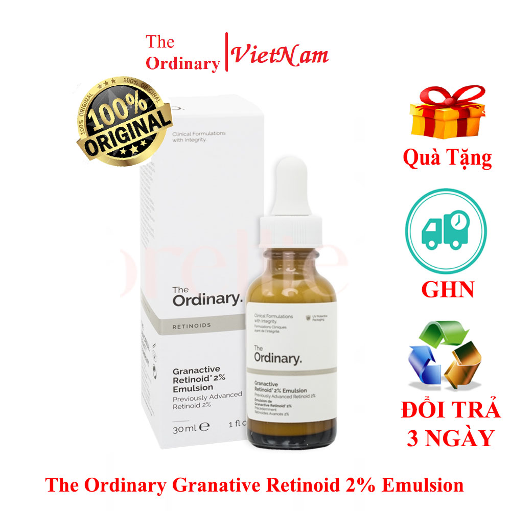 [HN] The Ordinary Granactive Retinoid 2% Emulsion 30ml Chống Lão Hóa,Giúp Da Căng Mọng