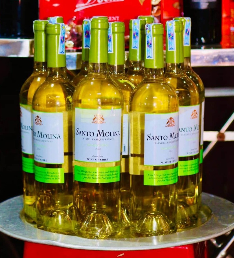 Rượu Vang Chile Santo Molina- Vang trắng 13° (Chai)