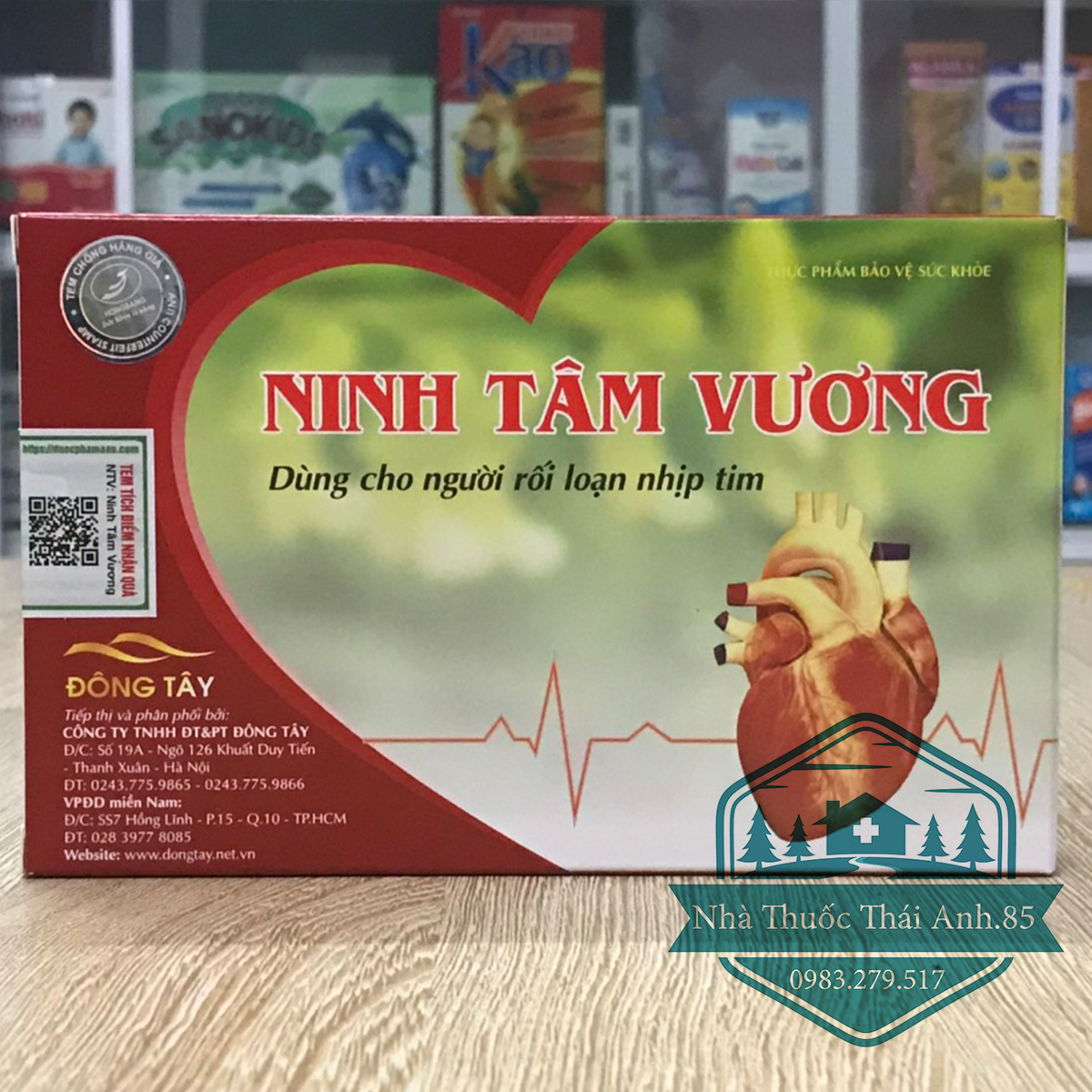 Ninh Tâm Vương - Ổn Định Nhịp Tim Hộp 30 viên