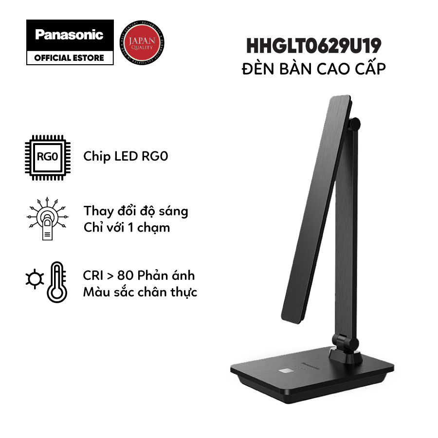 Đèn bàn led panasonic cảm ứng 2.5w bảo vệ mắt hhglt0629u19