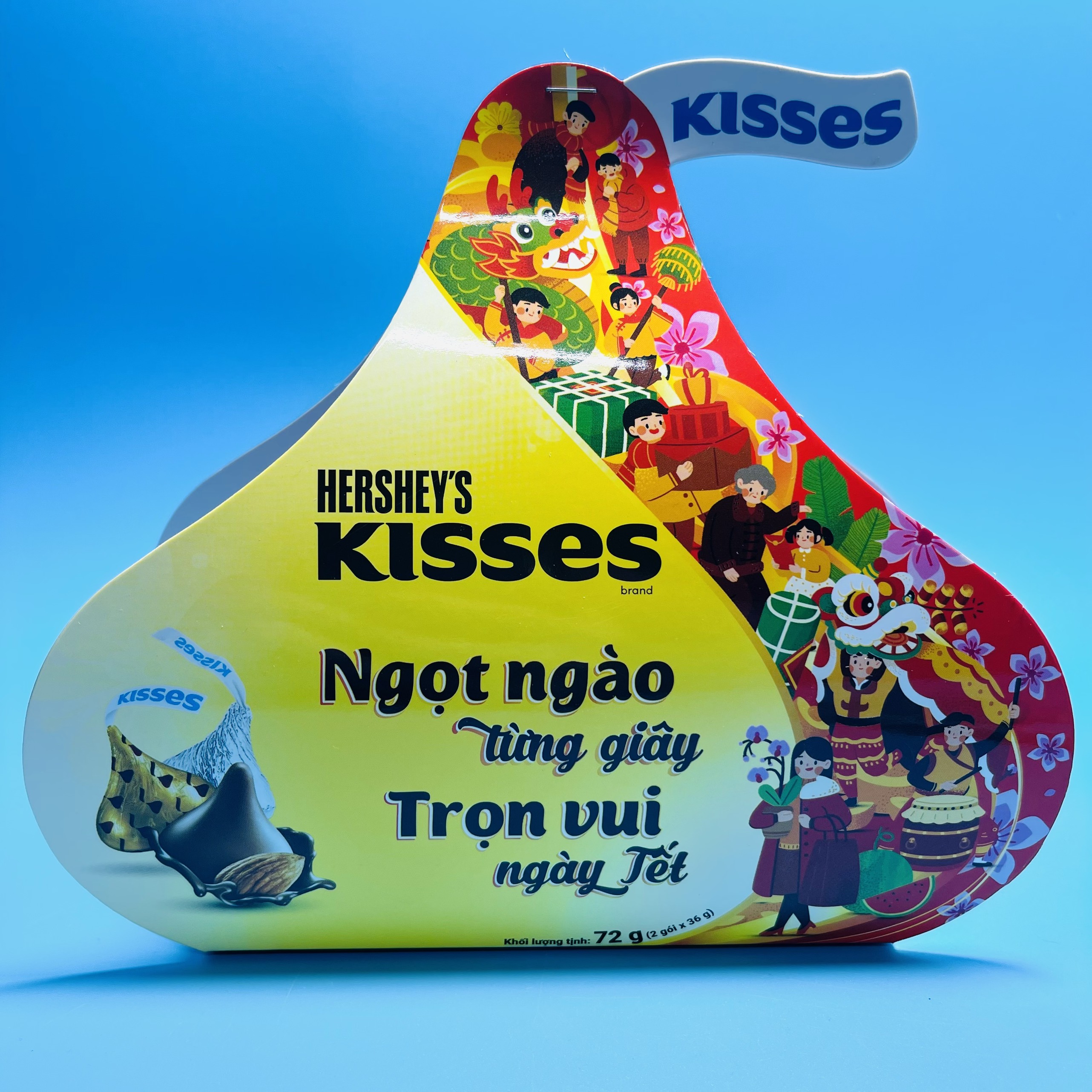 Socola Hershey S Kisses Đủ Các Vị Gói 72g nhập khẩu Malaysia