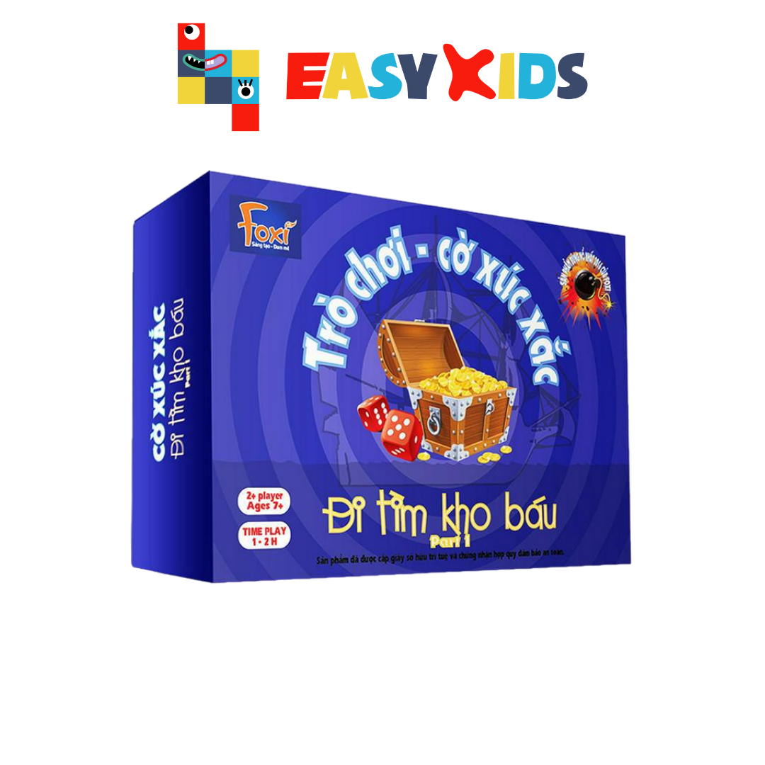 Đồ chơi board game - đi tìm kho báu phần 1 - foxi - trò chơi gia đình tương tác phát triển tư duy và vui nhộn