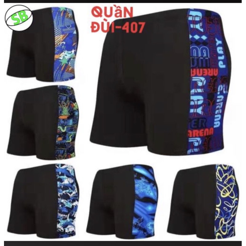 Quần bơi nam hoa văn 407