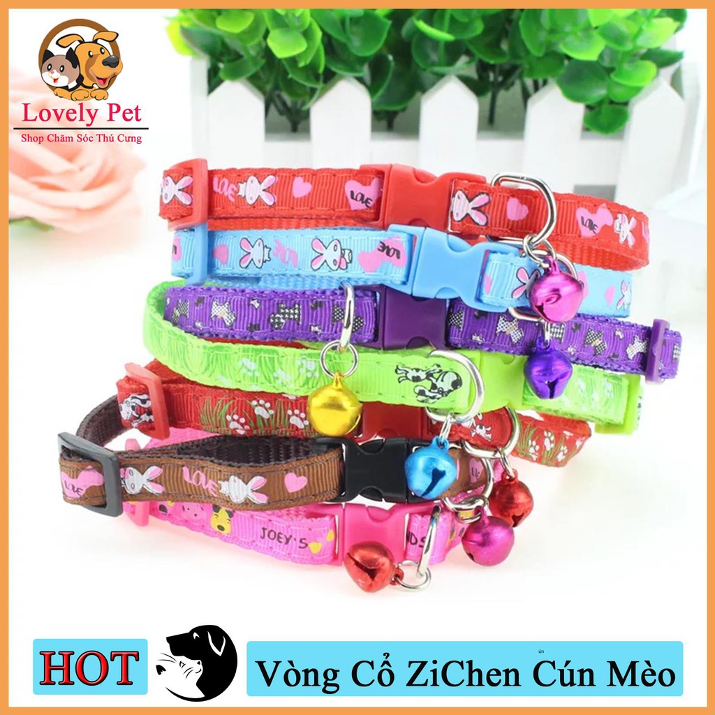 Vòng cổ zichen dành cho cún và mèo