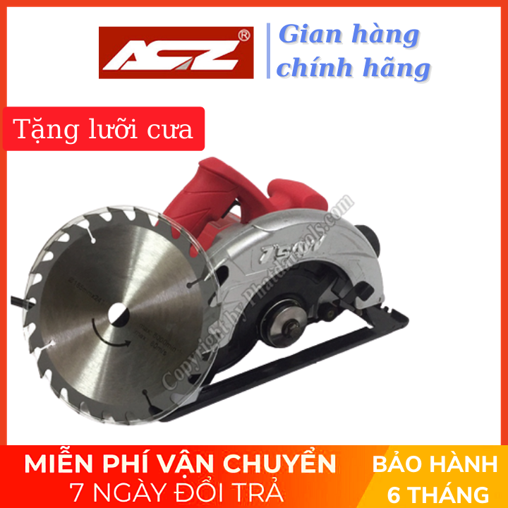 Máy cắt gỗ cầm tay acz 185a - tặng kèm lưỡi cắt gỗ 1 tấc 8 - lõi đồng 100%