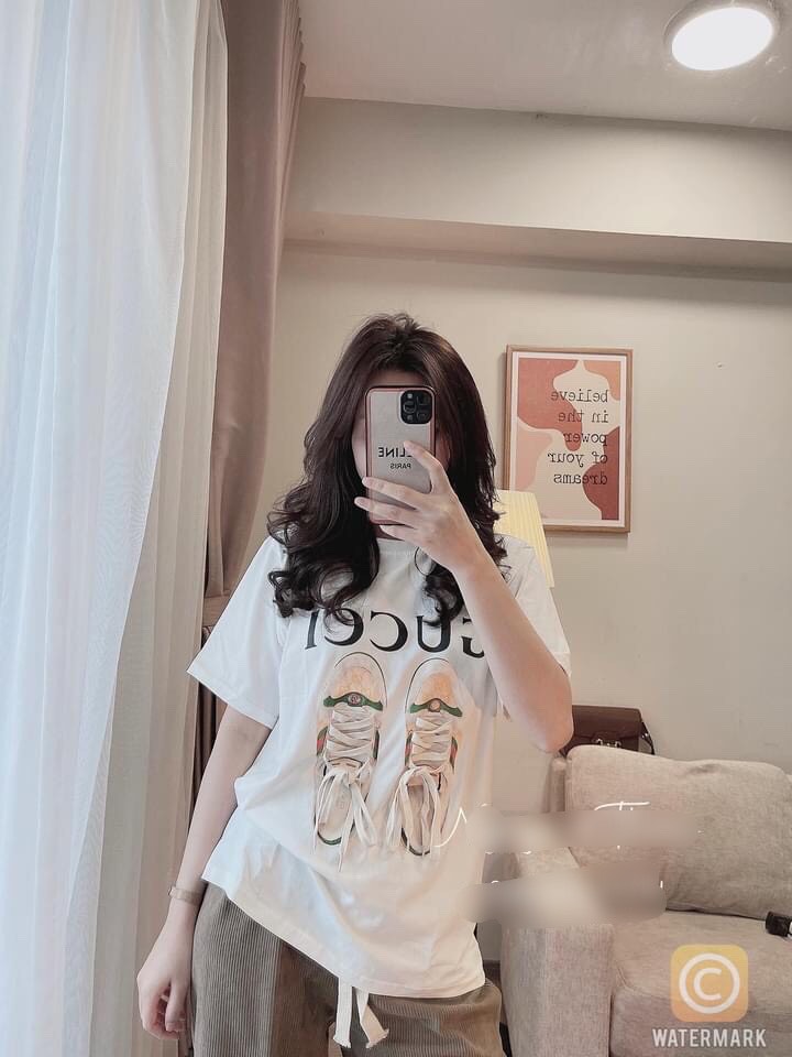 Áo thun G.C buộc dây hàng đẹp dáng thụng siêu hót