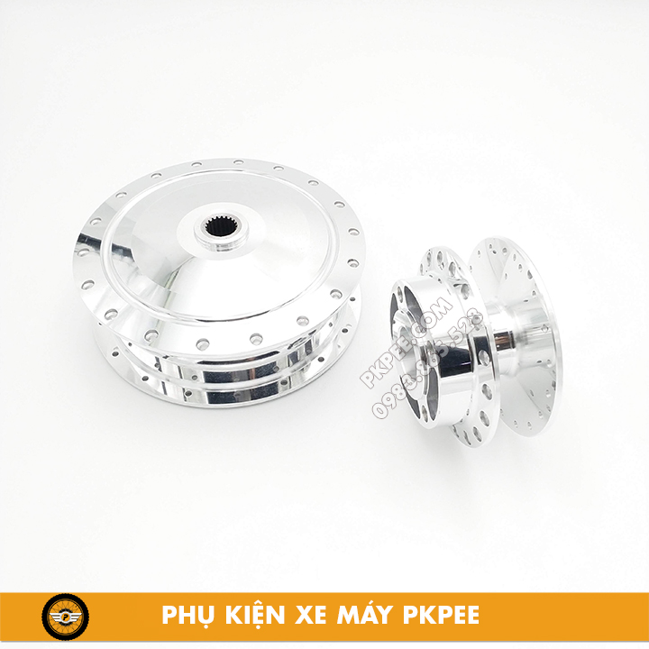 Combo Đùm Trước Sau Mạ Crom Luvias, Mio, Nouvo