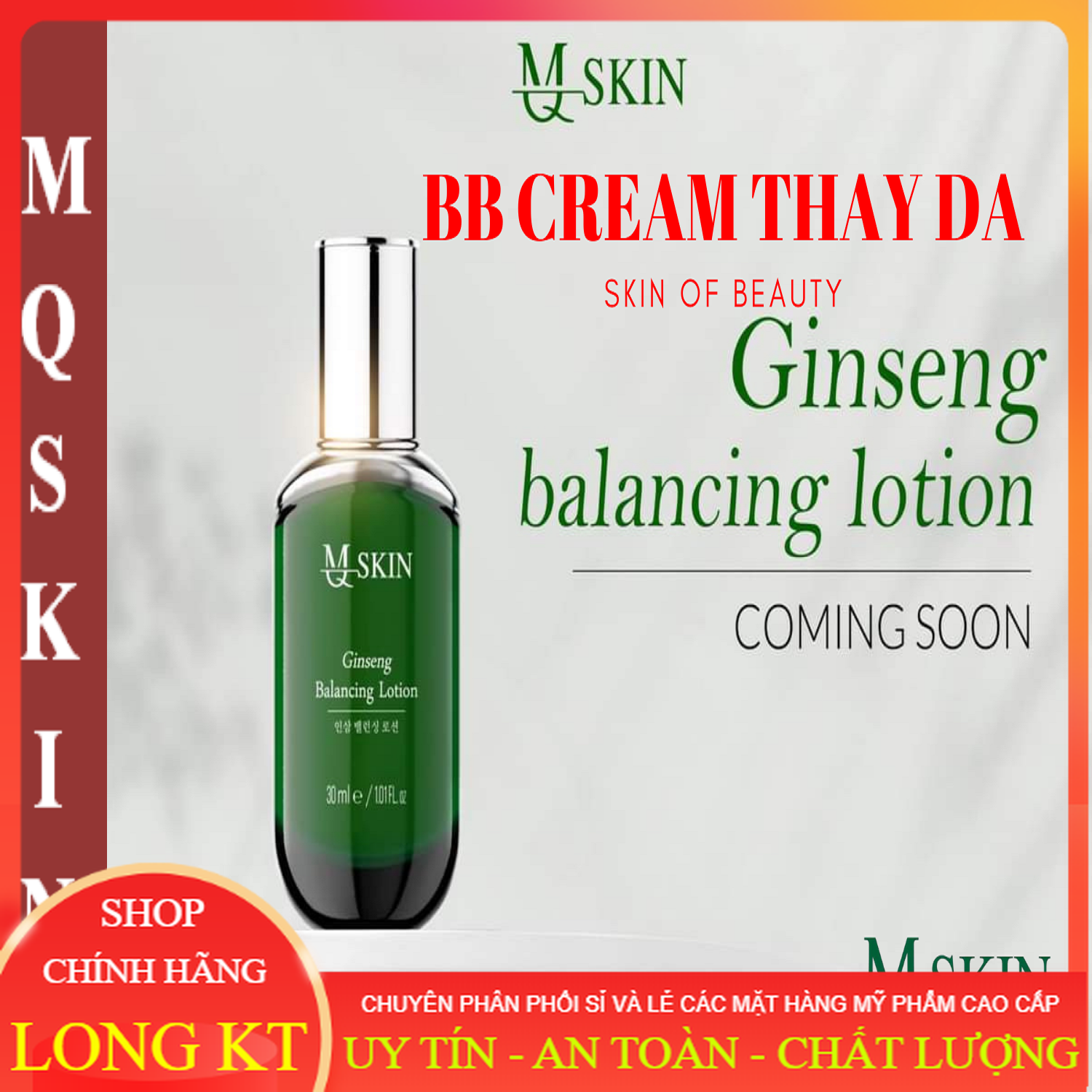 Kem tái tạo da BB CREAM Thay da BB Cream Mq Skin tái tạo làn da thay da giảm thâm nám và mụn