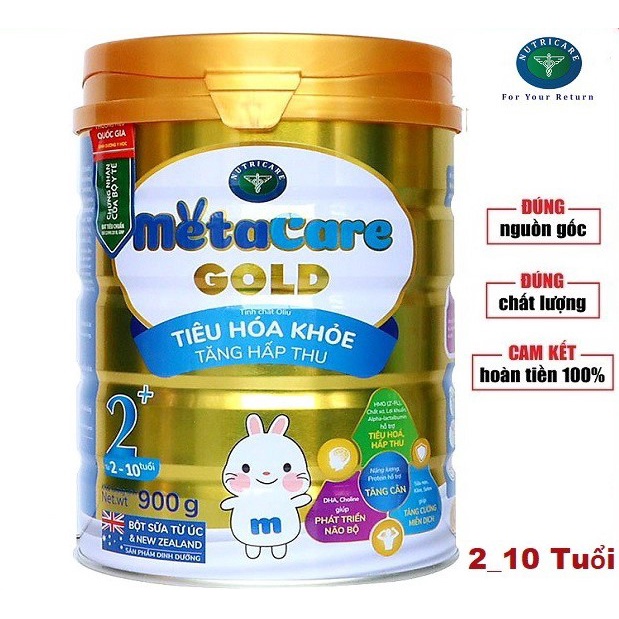 Sữa metacare gold 2 loại 900g