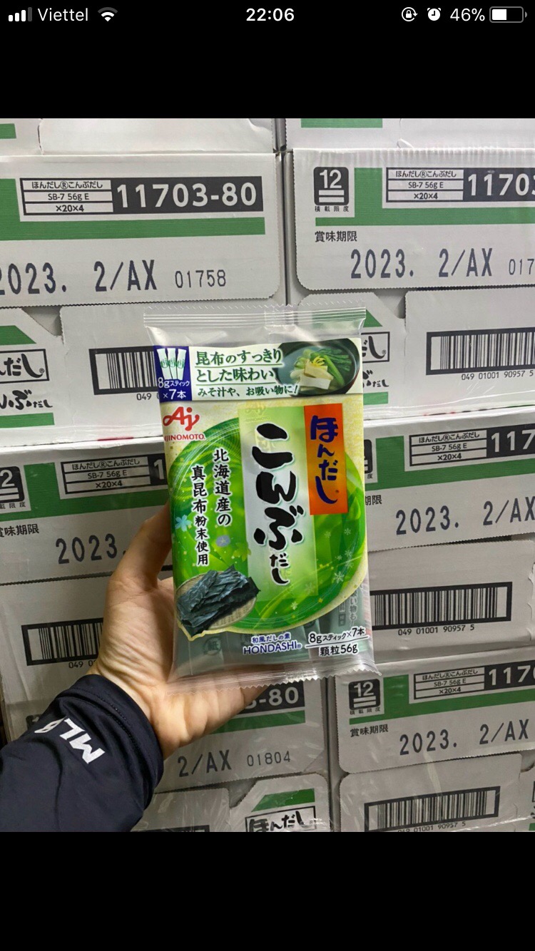 Hạt nêm Ajinomoto cho trẻ 56g/112g