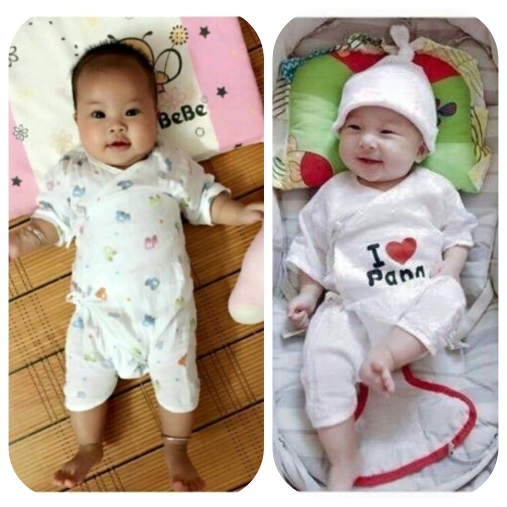 Body xô xuất nhật cho bé sơ sinh 3-8kg siêu thoáng, siêu mát