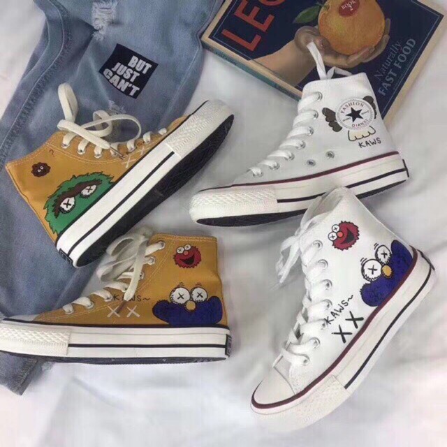 [Tặng dây giày] Giày cao cổ hoạt hình - Kienvang99