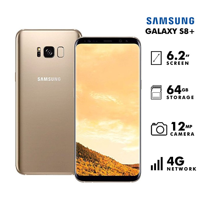 Điện Thoại Samsung Galaxy S8 Plus 2SIM  Đẹp ram 4G bộ nhớ 64G mới - Màn hình Vô cực Màn hình: Super AMOLED, 6.2", Quad HD+ (2K+) CPU: Exynos 8895 8 nhân- Chiến Game Mượt bảo hành 1 năm (giao ngẫu nhiên 1 sim/2 sim) / Màn ám, lưu ảnh
