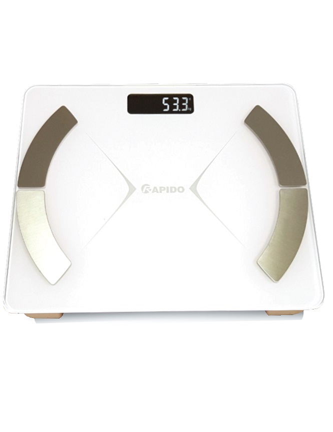 Cân sức khỏe rapido review, Cân sức khỏe hãng nào tốt, Cân Sức Khỏe Phân Tích Chỉ Số Cơ Thể Rapido RSB01-S Có bluetooth Theo Dõi Trên Điện Thoại Chính Xác Cao. Bảo Hành Uy Tín 12 Tháng Trên Toàn Quốc