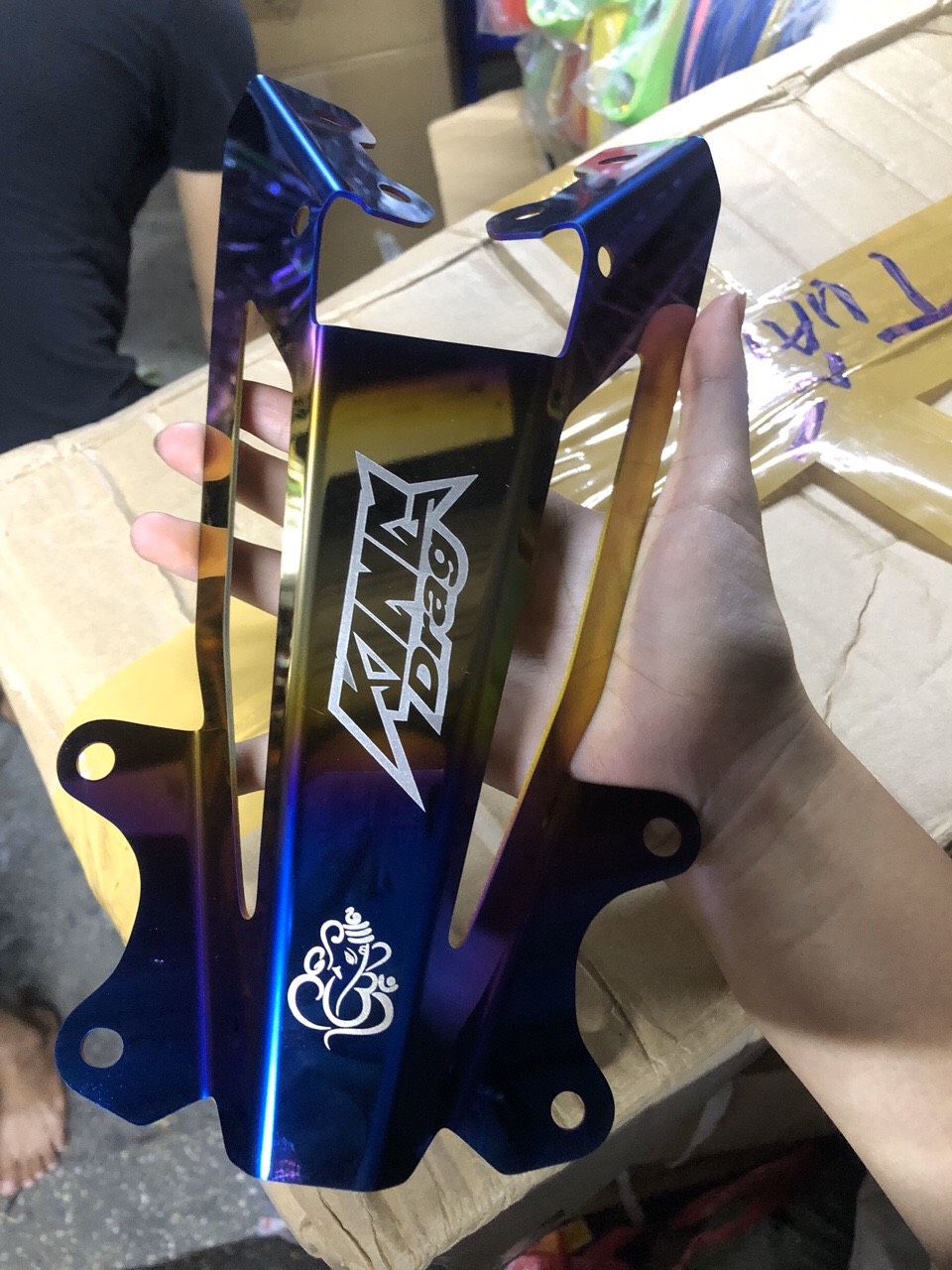 Ốp dè sau King Drag titan cho Exciter 150 - Ex150