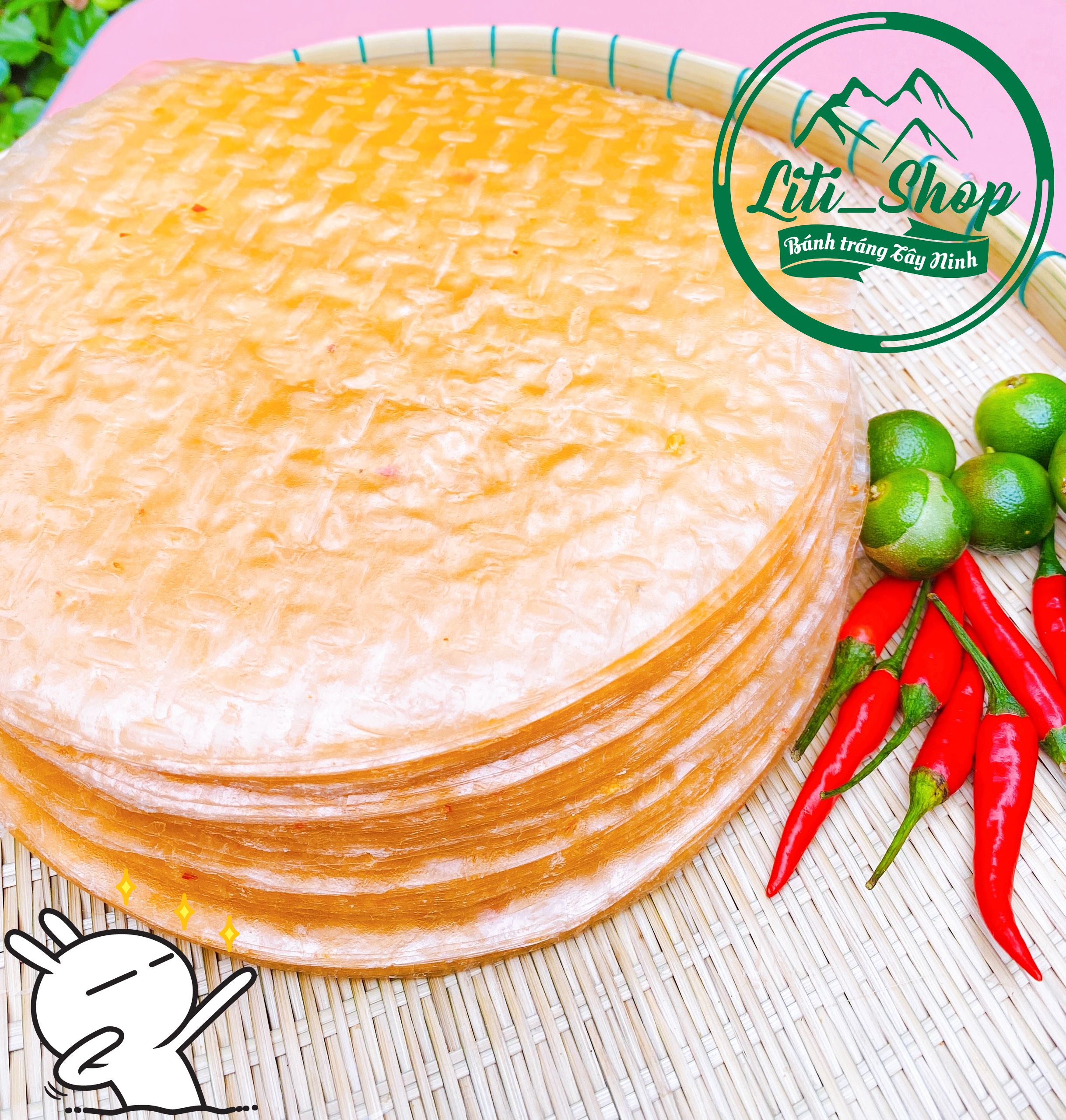 Bánh tráng muối ớt 500gr
