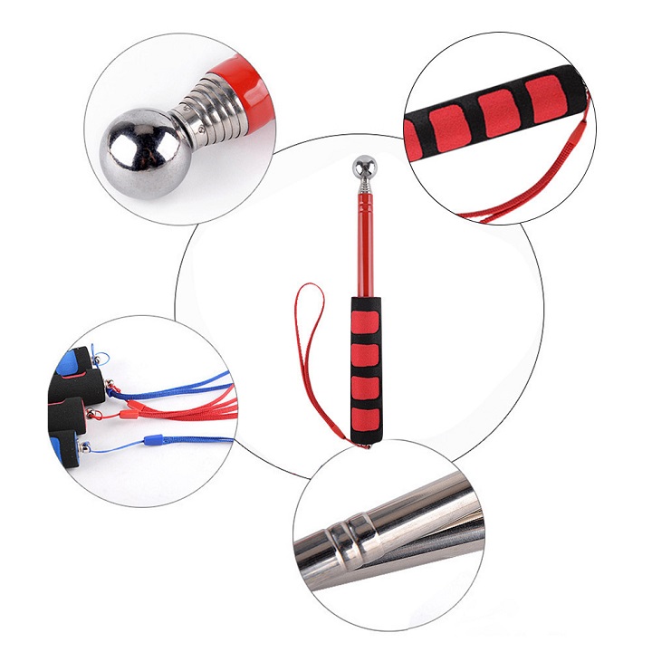 CÂY TRỢ GIẢNG DẠY HỌC INOX XẾP GỌN - LỚN ĐẦU TRÒN - DIY529