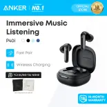 Tai Nghe Không Dây Soundcore P40i TWS by Anker ANC Wireless Earbuds Heavy Bass, 60H Playtime, 2-in-1 Case and Phone Stand Headset IPX5, Wireless Charging, Bluetooth 5.3 Phone Holder