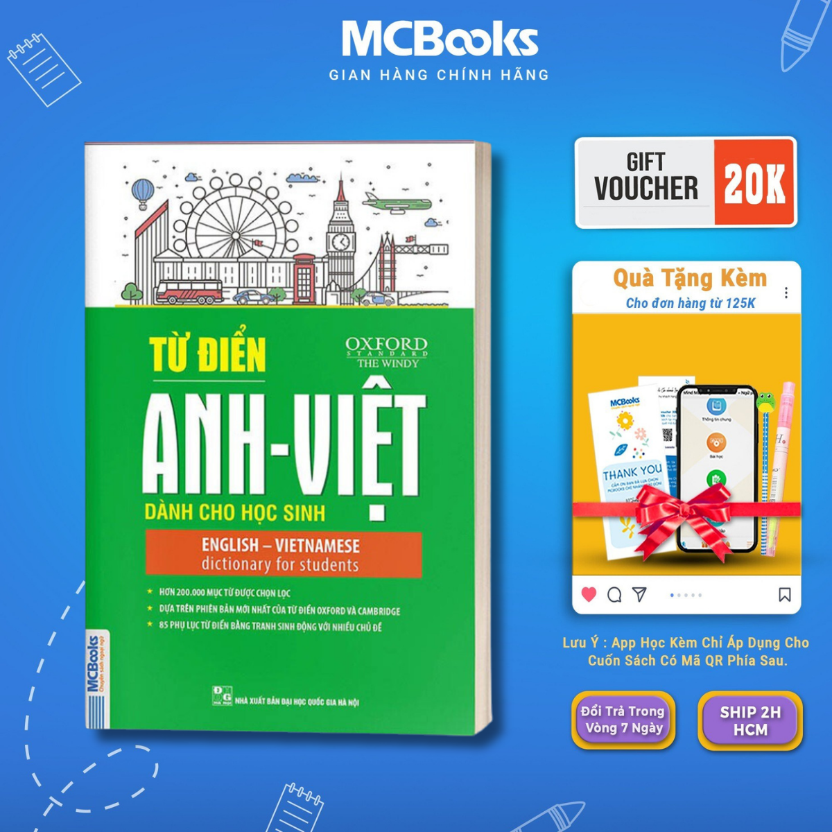 Sách - Từ điển Anh - Việt dành cho học sinh - McBooks