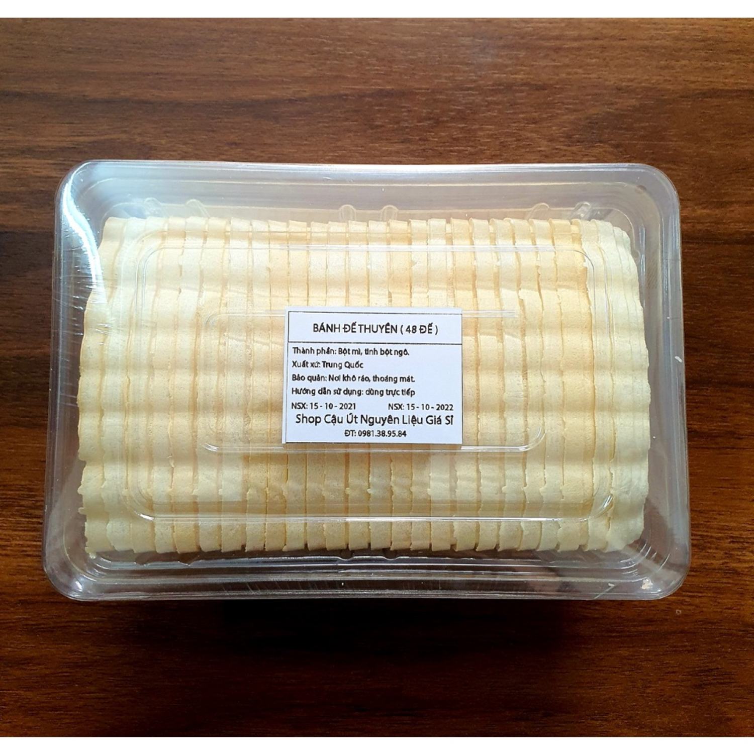 Đế bánh thuyền hộp 48 chiếc