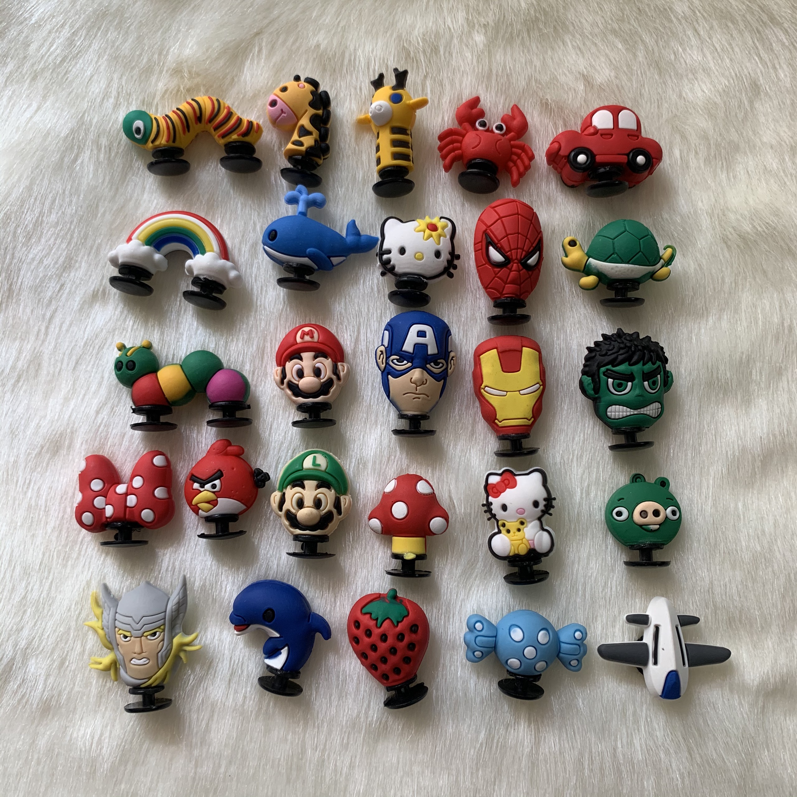 sticker 3D gắn dép sục, gắn dép cá sấu, miếng gắn dép 3D siêu ngộ nghĩnh, jitbitz 3d, jibbit 3d, jitbitz,