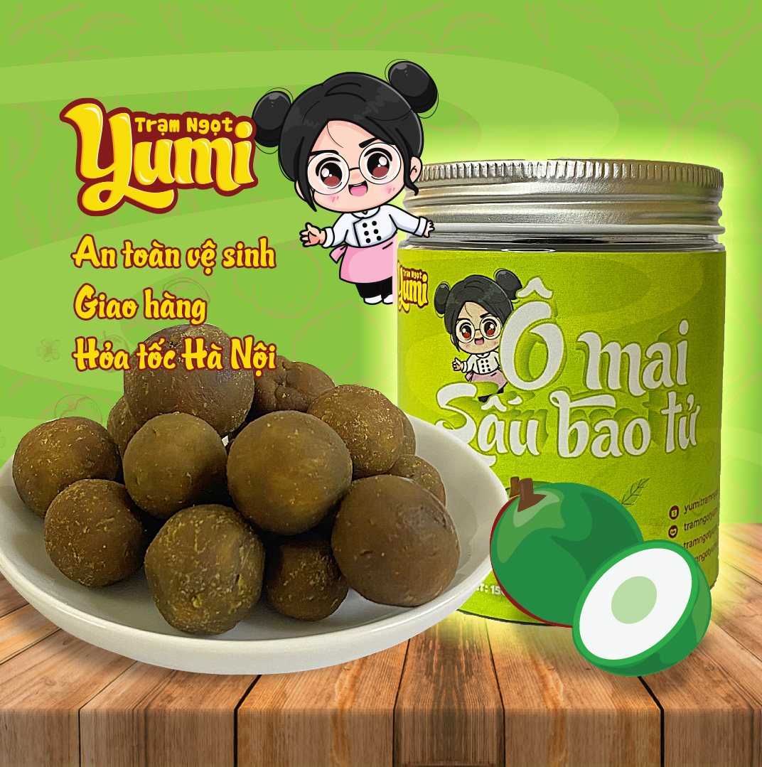 Ô mai Sấu bao tử Yumi đồ ăn vặt xí muội thơm ngon