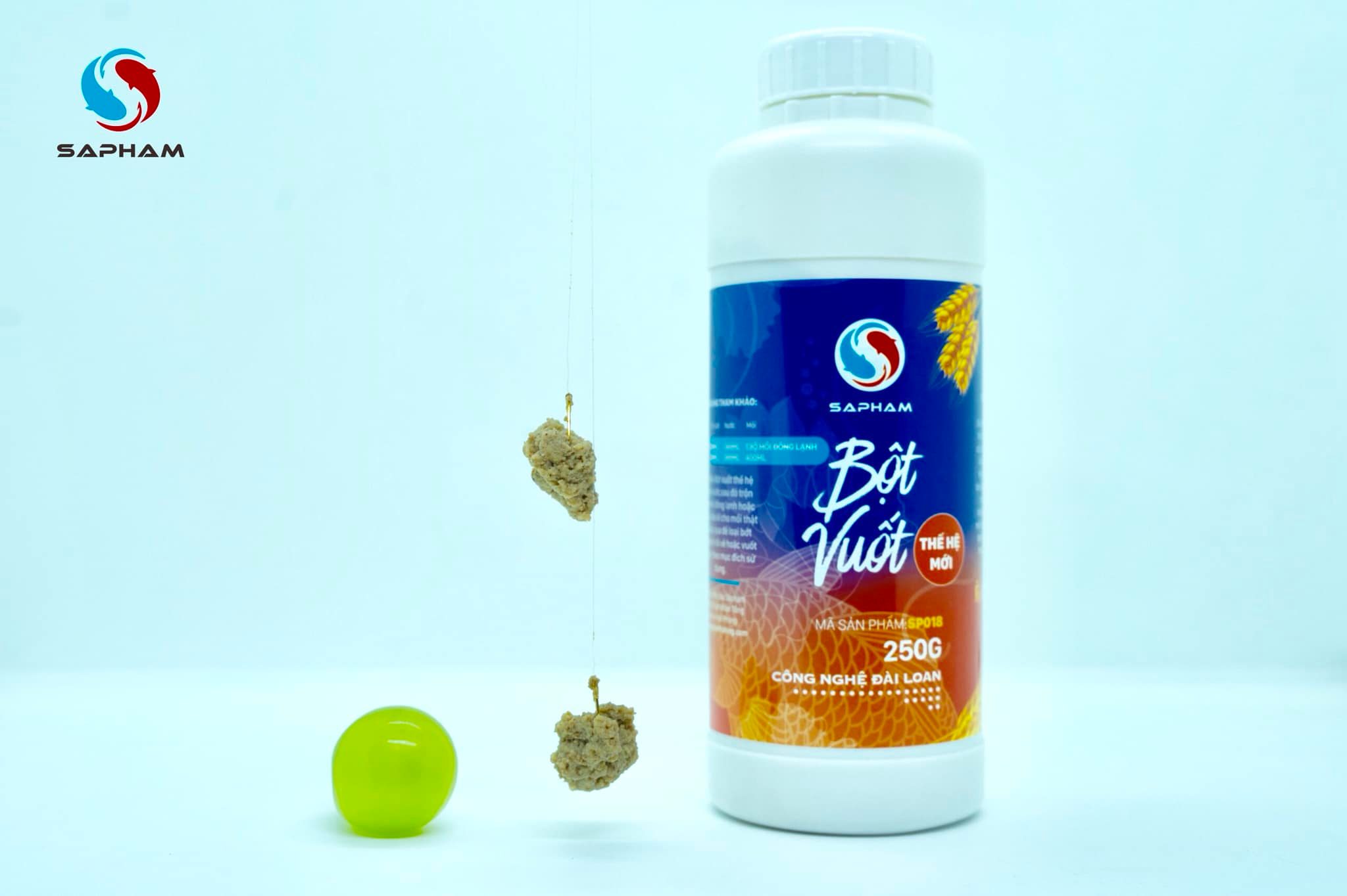 Lọ bột vuốt thế hệ mới sapham phụ gia trọn mồi câu