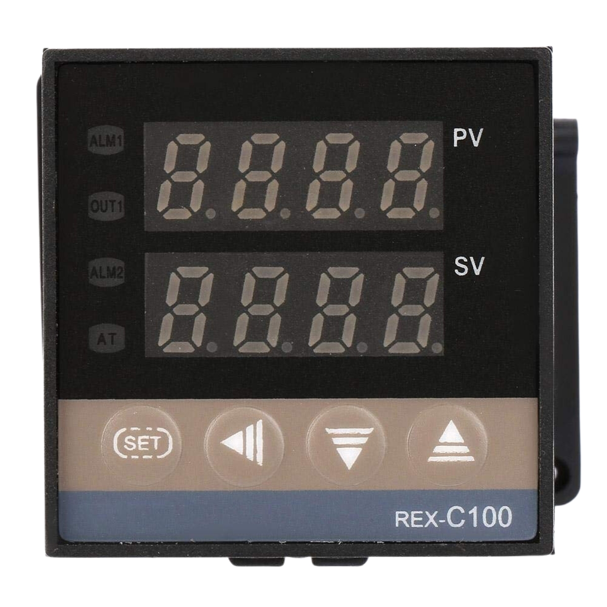 Đồng hồ nhiệt độ rex-c100 out relay, ssr kích thước 48x48 điện áp 220vac nhiệt độ từ 0-1300