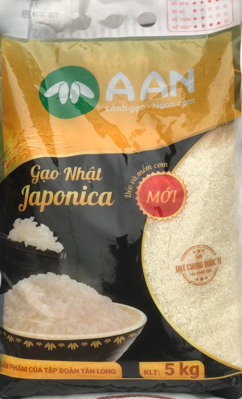 Túi 5 Kg Gạo Nhật Japonica Mới Tại Hà Nội.