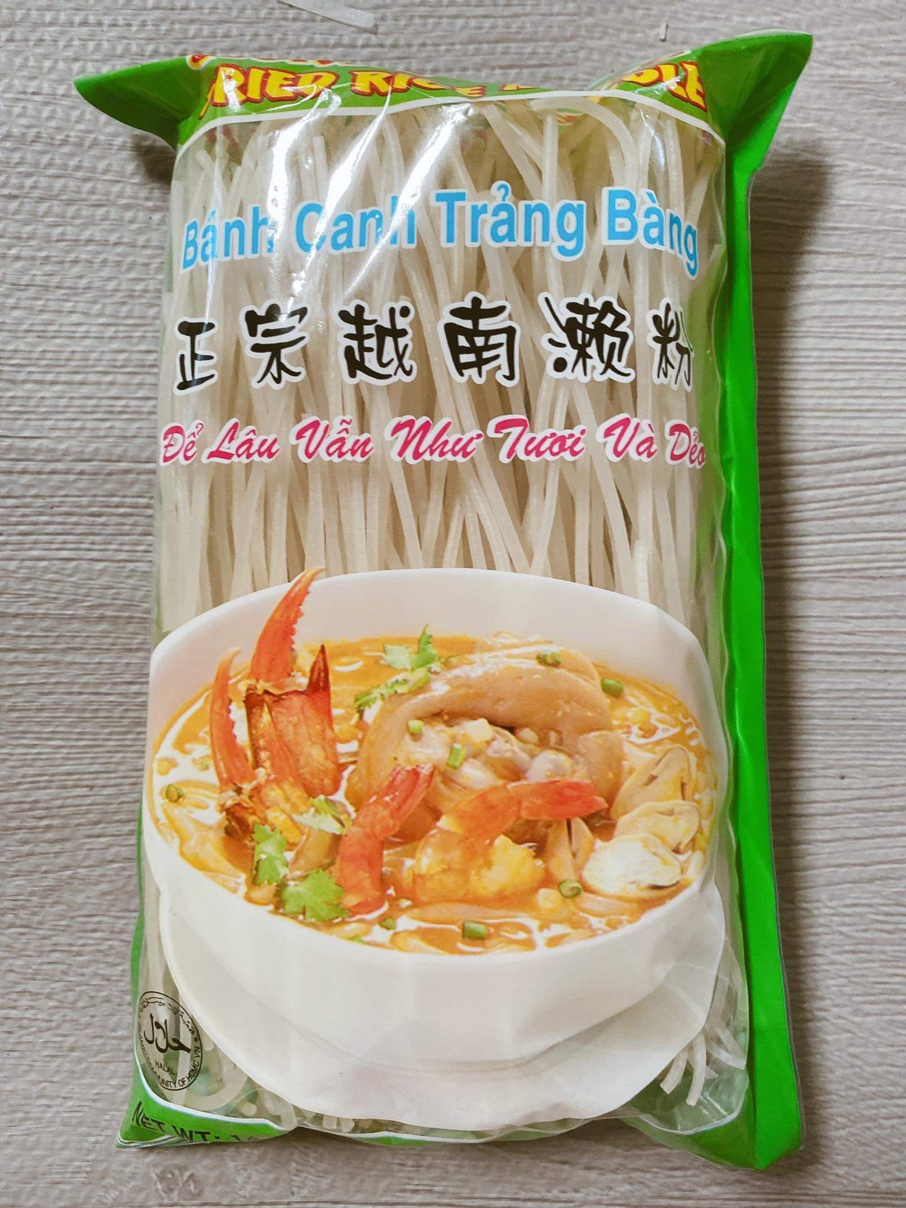 BÁNH CANH KHÔ GIA BẢO 400GR, CỌNG BÁNH CANH TRÃNG BÀNG NỔI TIẾNG NGON, loại xuất khẩu đạt chuẩn quốc tế