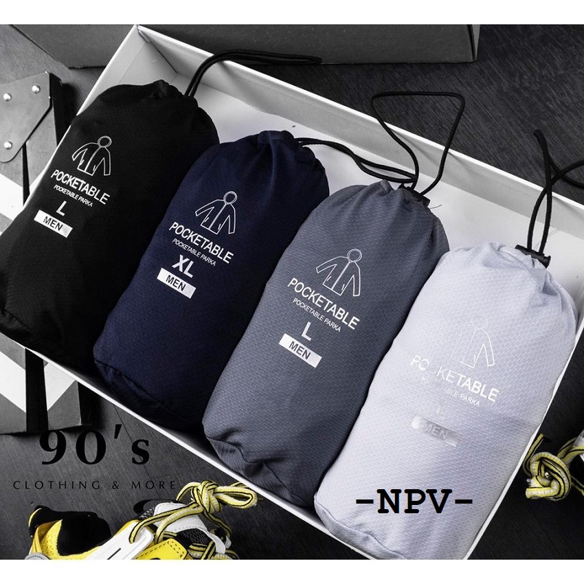 Áo chống nắng nam kim cương NPV, áo khoác nắng nam chất vải thông hơi có mũ trùm