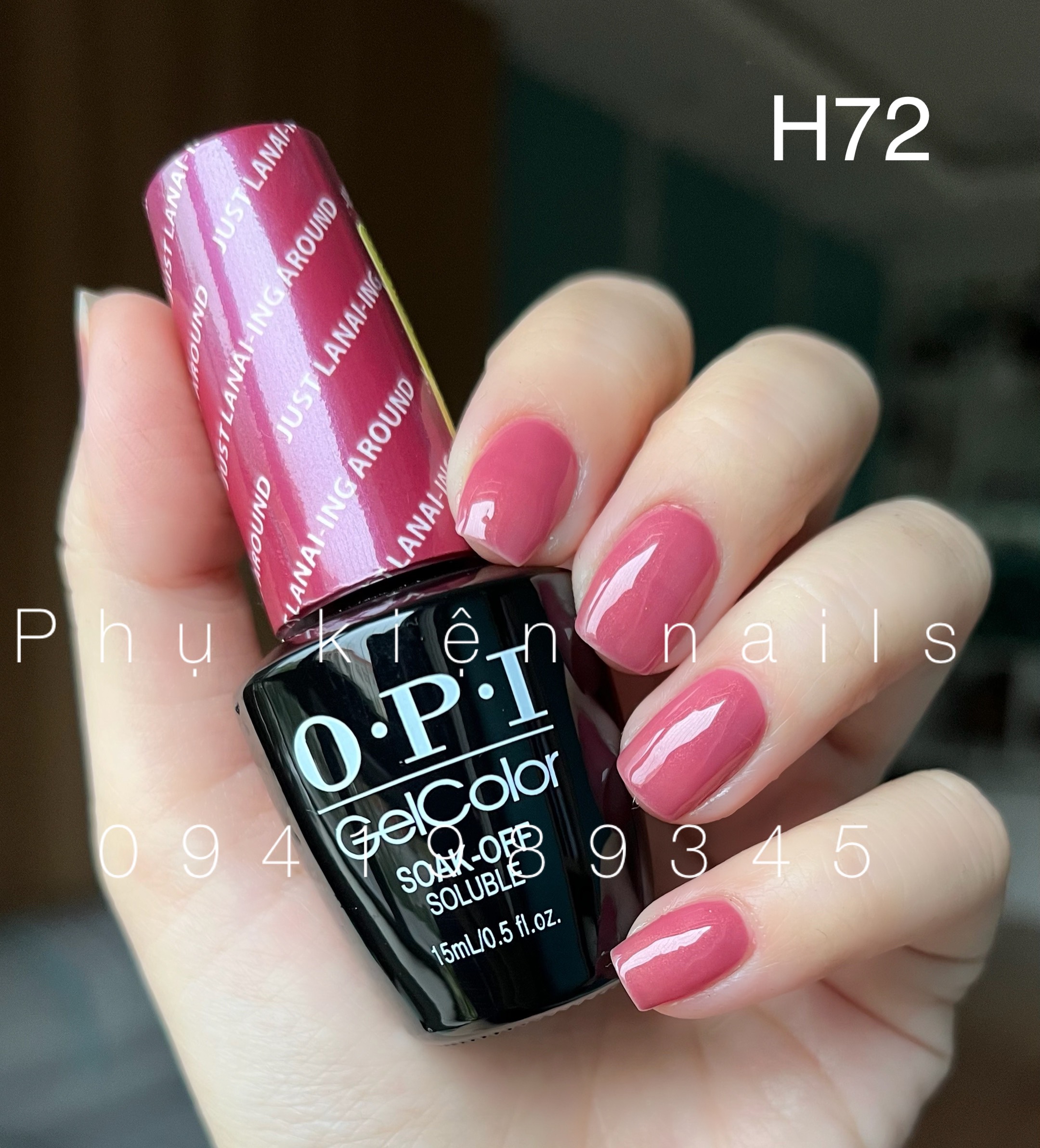 Sơn Móng Tay -Sơn Gel Hơ Máy Opi (GCH72)