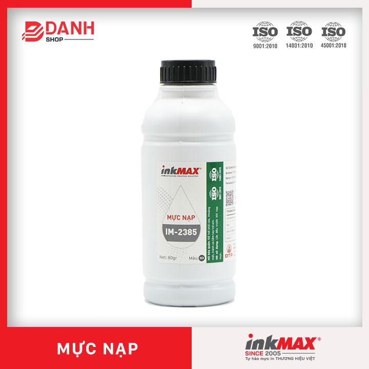 Mực nạp máy in Brother - IM 2385-80g - Mực nạp dùng cho các hộp mực Brother: TN-2280 (HL 2240 / 2250 / 2280 / 7005 / MFC 7360 / 7460 / 7470D / 7860DW / DCP 7060 /...) * TN-2385 (HL - L2321D / L2361DN / L2366DW / MFC - L2701D/DW / DCP-L2520D)