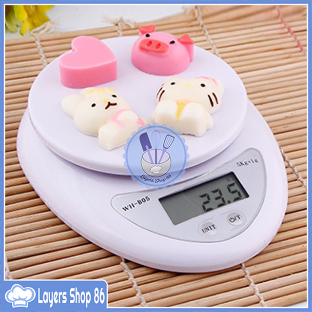 Cân tiểu ly nhà bếp điện tử, tặng kèm pin B05