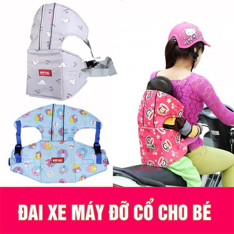Đai địu em bé, đai đi xe máy an toàn cho bé, cho ba mẹ yên tâm di chuyển , làm việc, an toàn cho bé