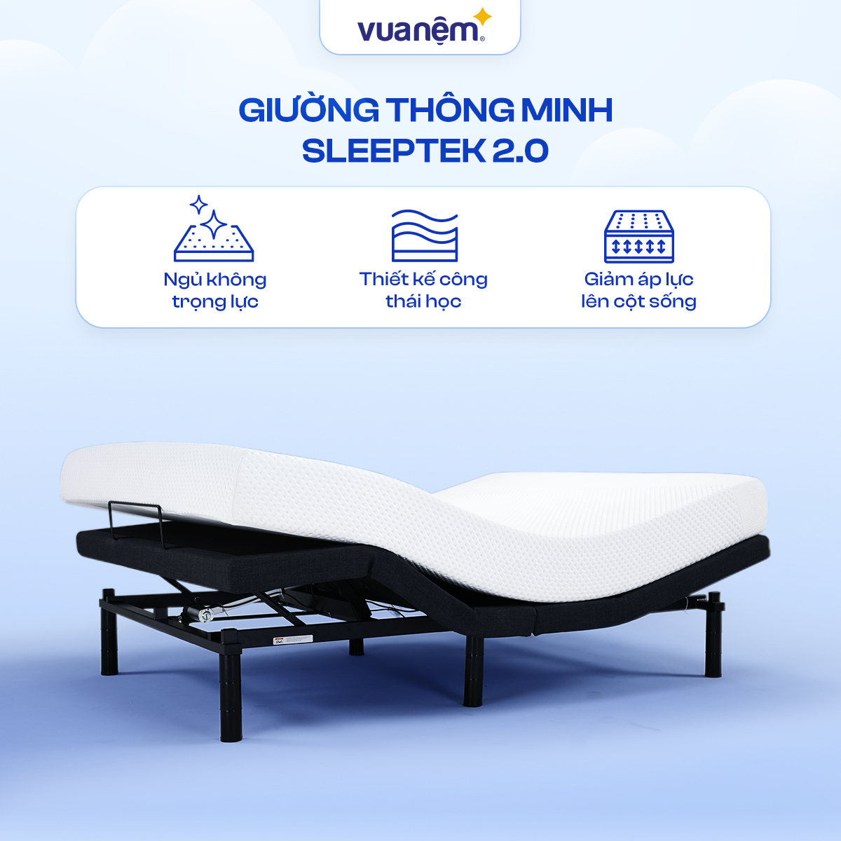 Giường thông minh SleepTek 2.0