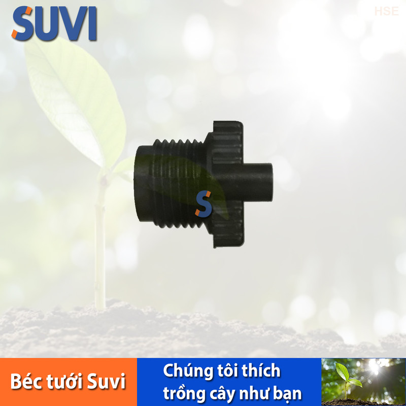 Nối lỗ 6 ly ren ngoài 21 bb nl 6 rn 21