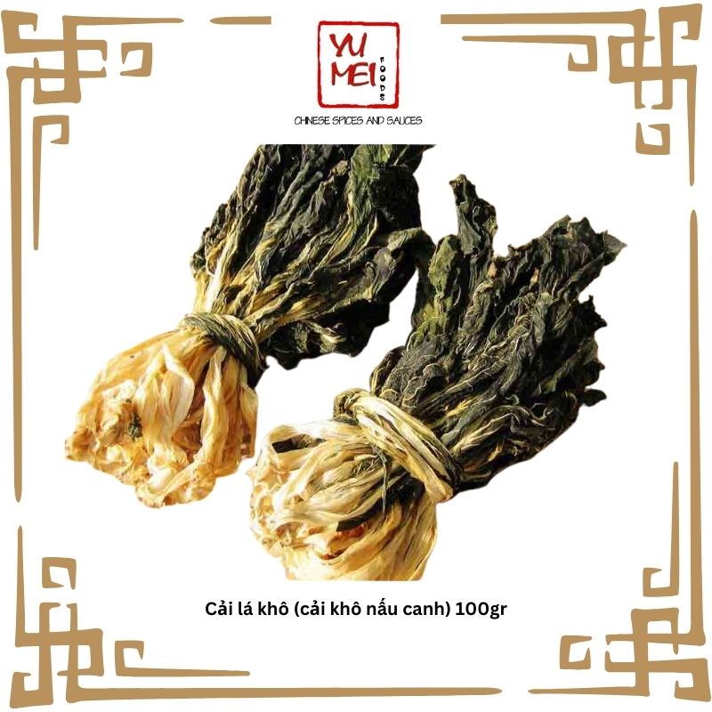 Cải Khô Cải Mùi Xôi Khô Nấu Canh 100gr món người Hoa