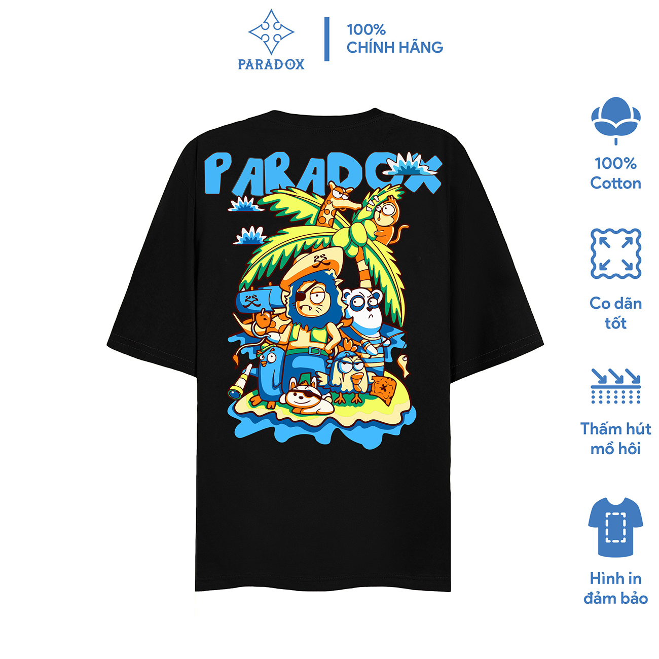 [MUA 2 GIẢM 20% CHỈ 1 NGÀY 11/11]PARADOX Áo thun PIRATE GANGS TEE