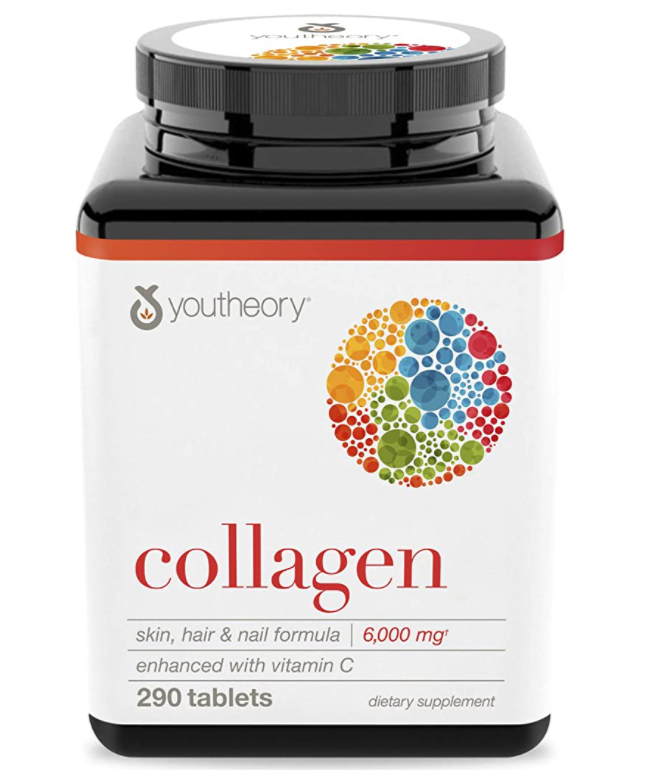 Viên uống Youtheory Collagen Biotin 6000mg - Mỹ 290 viên