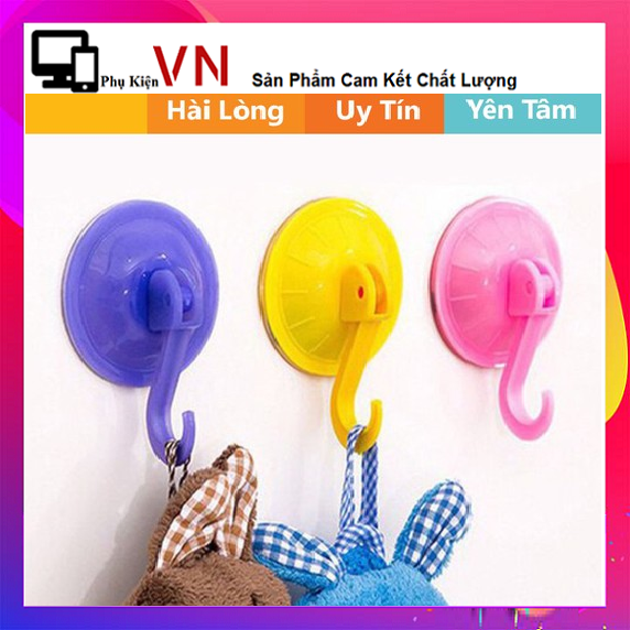 ⚡⚡⚡ Móc Treo Hít Chân Không - Móc Nhựa Dán Tường Đa Năng Size Lớn , Hít Siêu Mạnh(7,5cm) ⚡⚡⚡