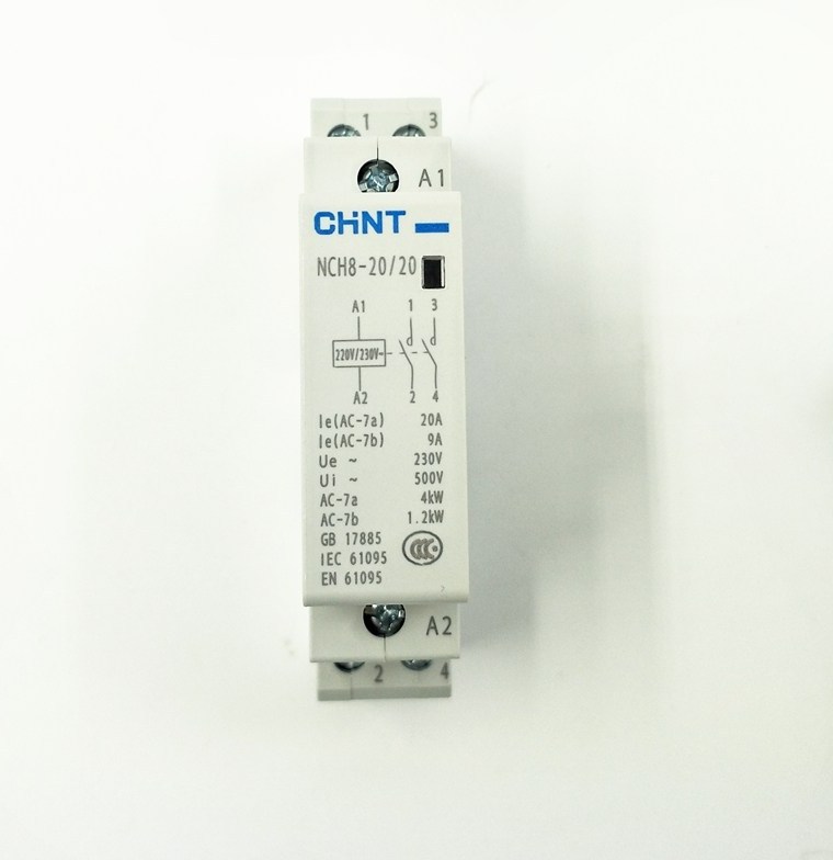 Khởi động từ 1 pha CHINT 20A/220V contactor kêt hợp với công tắc hẹn giờ ổ cắm hẹn giờ công tắc điều khiển từ xa công tắc điện thông minh ổ cắm điều khiển từ xa