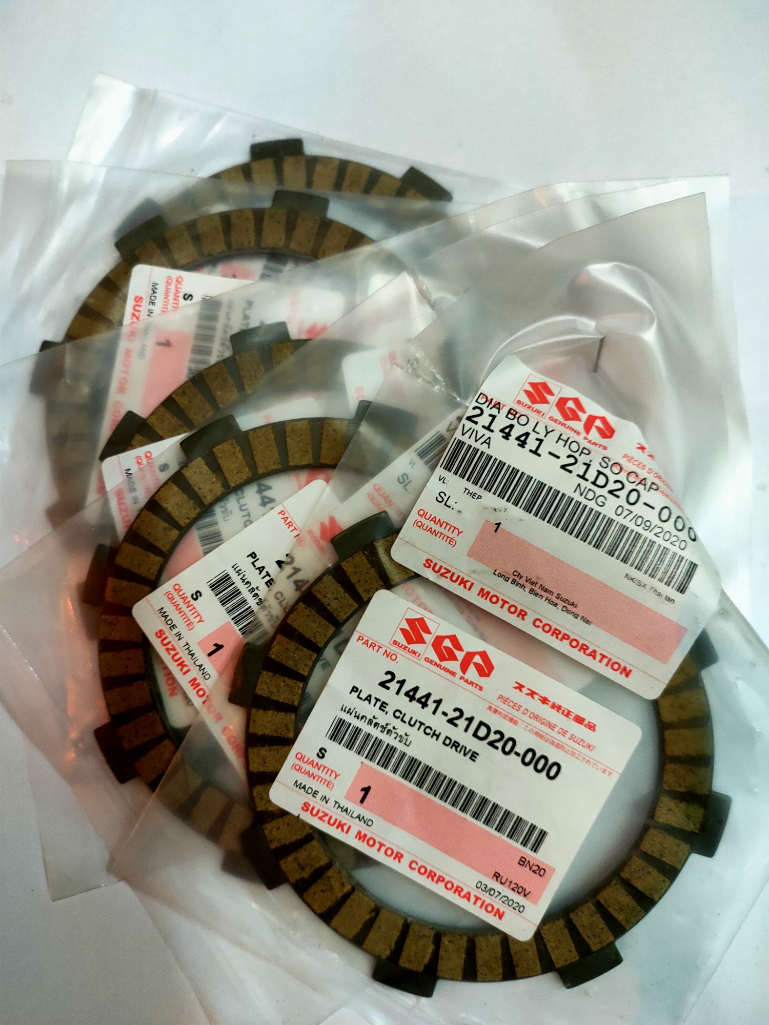 Bố nồi suzuki viva 110 số lùi_số trả về.bộ 5 lá