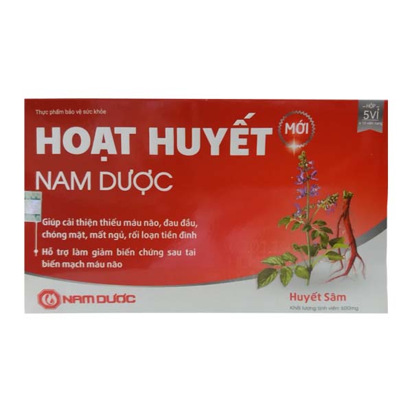 Hoạt Huyết Nam Dược - Giúp bổ huyêt, hoạt huyêt lưu thông