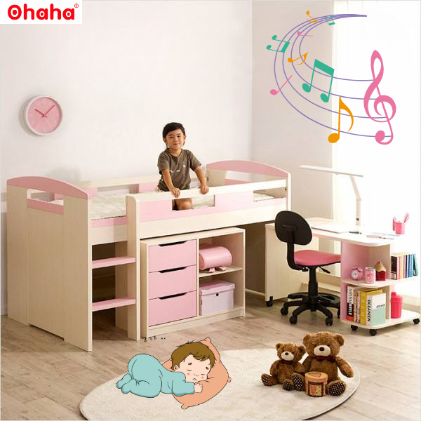 Giường tầng cao cấp xếp gọn trẻ em ohaha - gtxg008