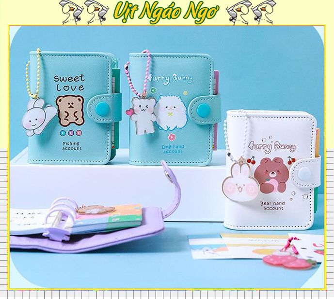 Sổ tay cute - sổ tay ghi chép - sổ tay - sổ - notebook - nhật ký - sổ còng - giấy note cute - giấy note Sổ tay mini ghi chú tiện lợi họa tiết hoạt hình siêu dễ thương VPP26