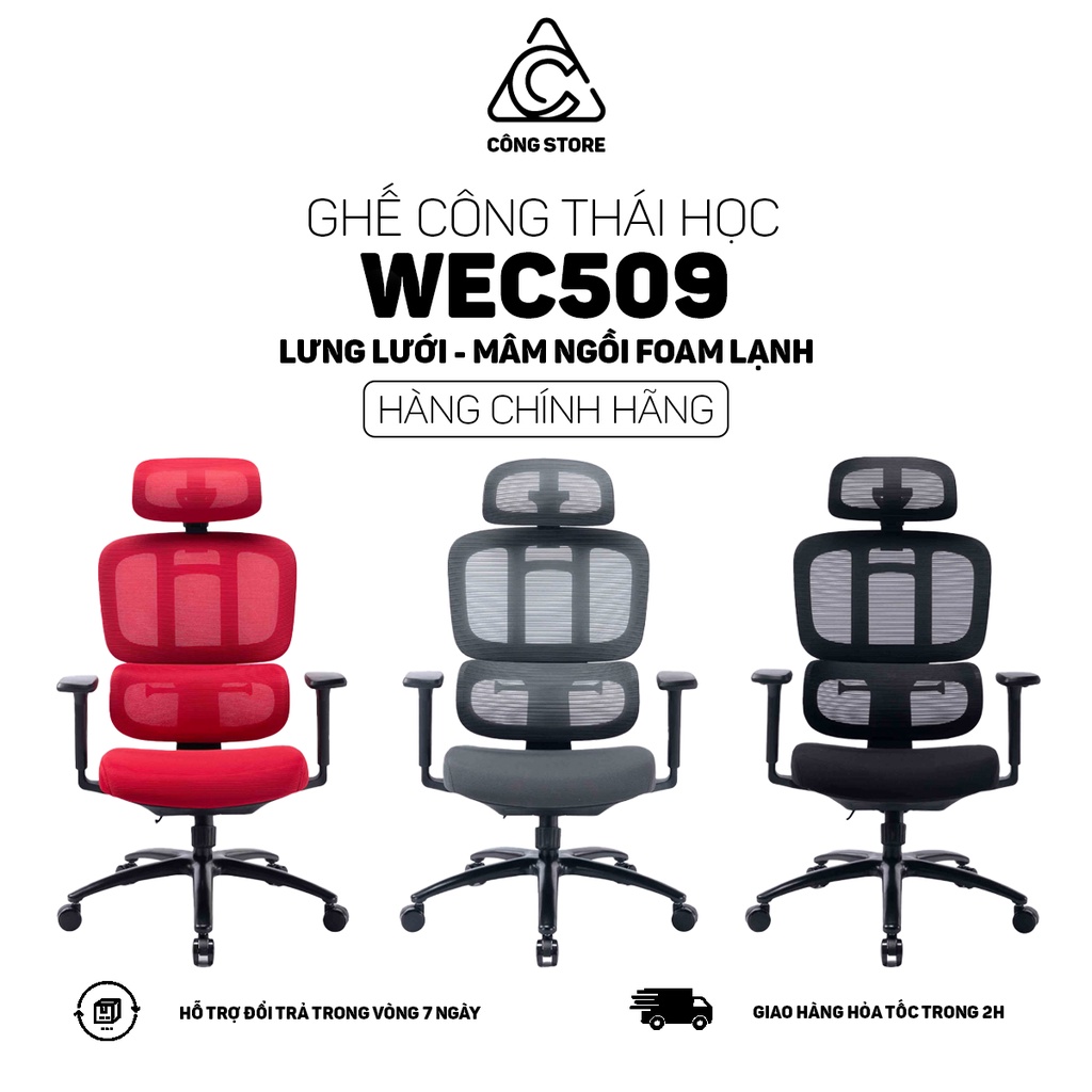 Ghế Công Thái Học Warrior Ergonomic Chair - Hero series - WEC509